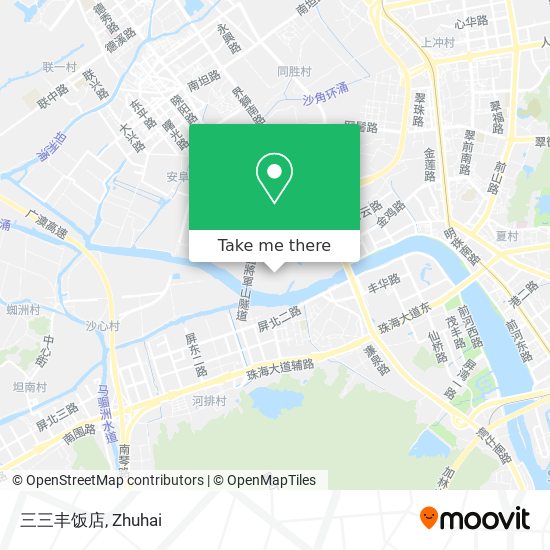 三三丰饭店 map