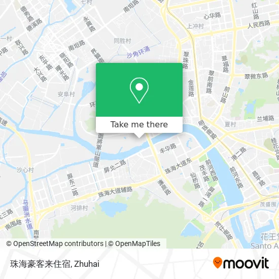 珠海豪客来住宿 map
