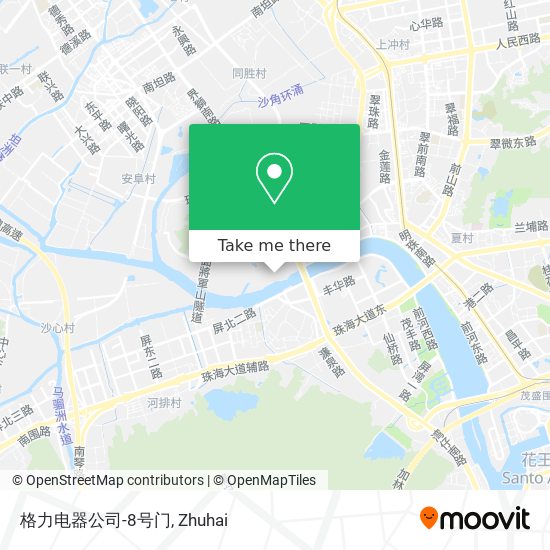 格力电器公司-8号门 map
