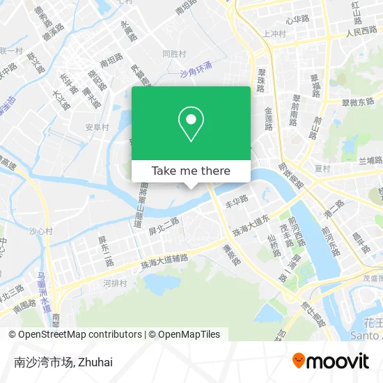 南沙湾市场 map