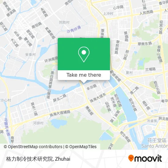 格力制冷技术研究院 map