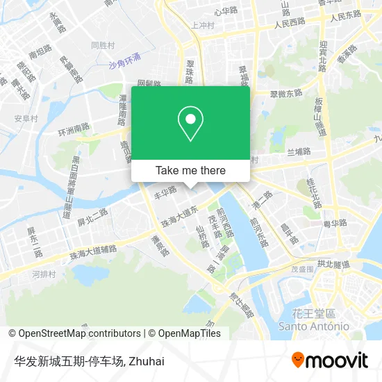 华发新城五期-停车场 map