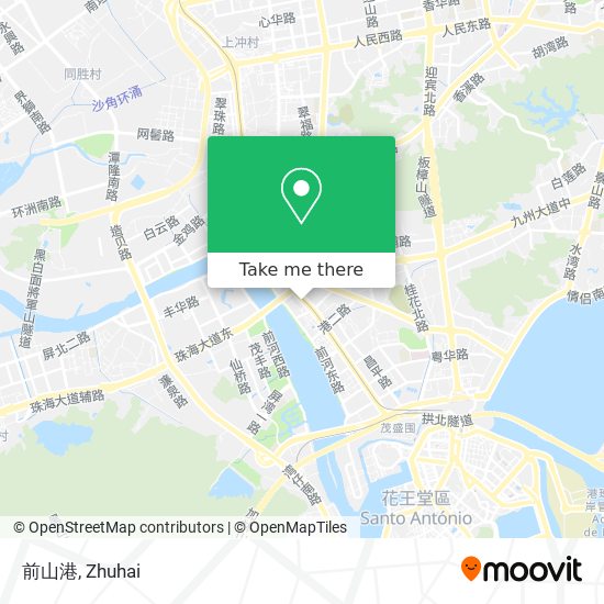 前山港 map