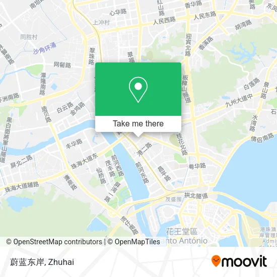 蔚蓝东岸 map