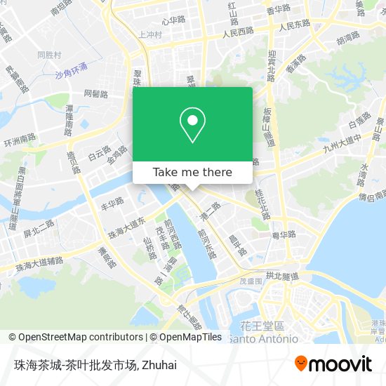 珠海茶城-茶叶批发市场 map
