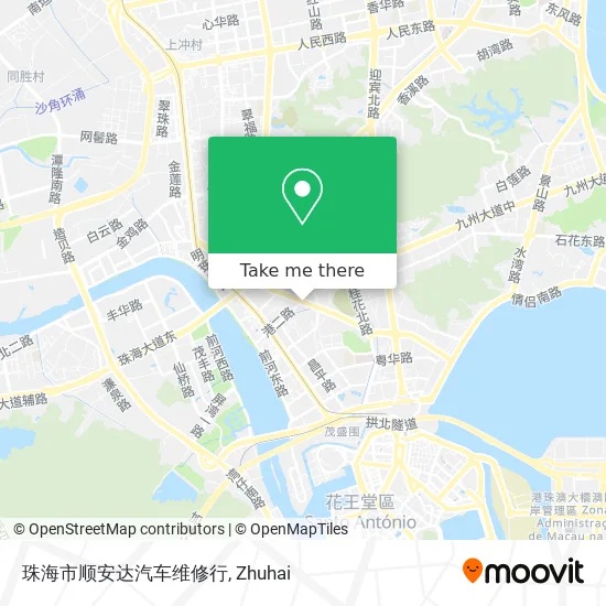 珠海市顺安达汽车维修行 map