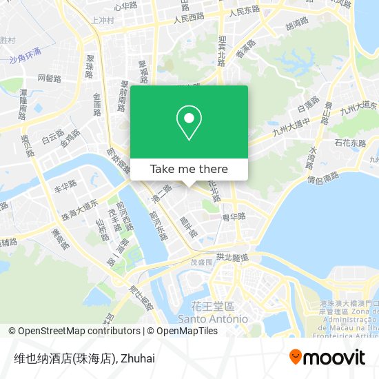 维也纳酒店(珠海店) map
