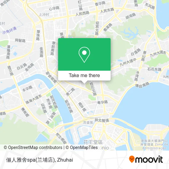俪人雅舍spa(兰埔店) map