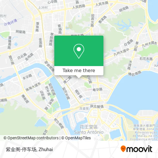 紫金阁-停车场 map