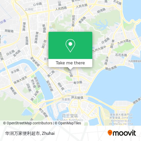 华润万家便利超市 map