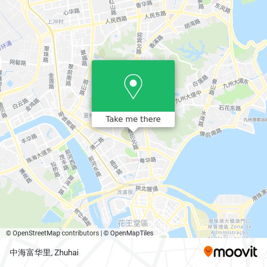 中海富华里 map