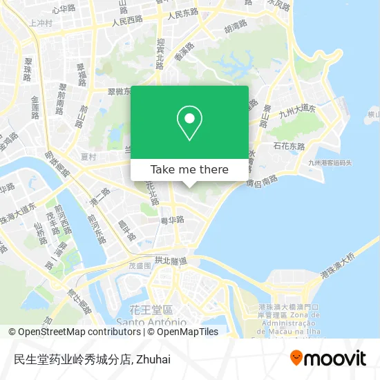 民生堂药业岭秀城分店 map