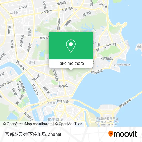 富都花园-地下停车场 map