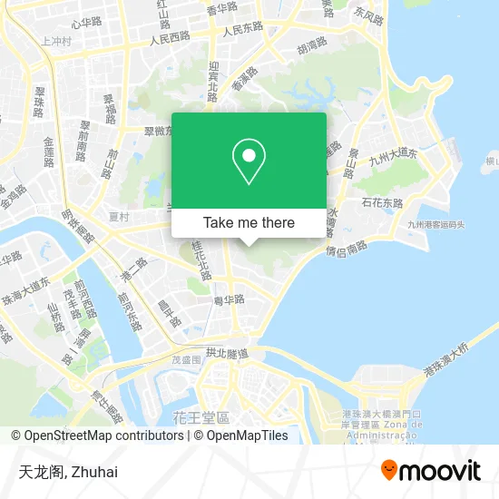 天龙阁 map