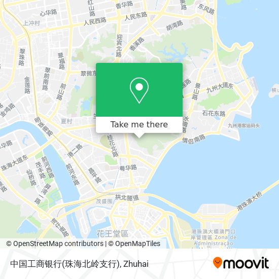 中国工商银行(珠海北岭支行) map