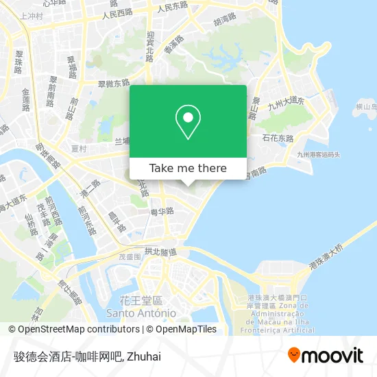 骏德会酒店-咖啡网吧 map