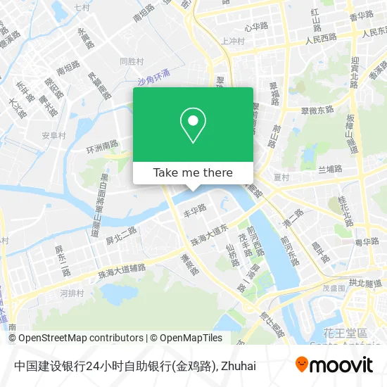 中国建设银行24小时自助银行(金鸡路) map