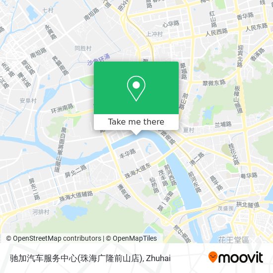 驰加汽车服务中心(珠海广隆前山店) map