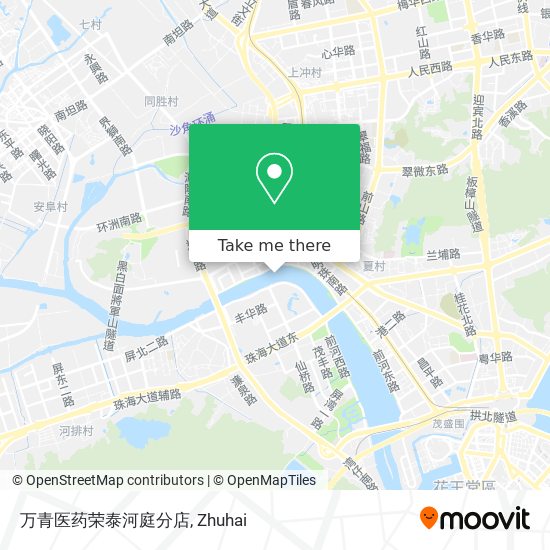 万青医药荣泰河庭分店 map