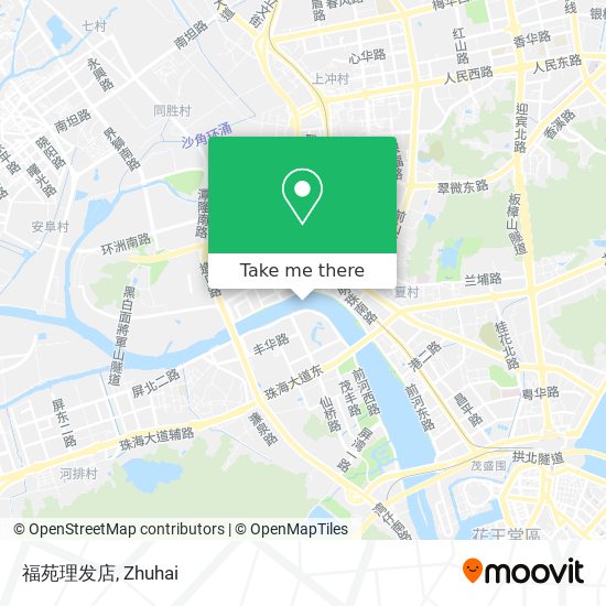福苑理发店 map