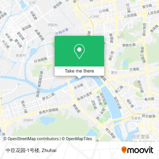 中臣花园-1号楼 map