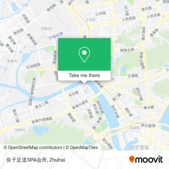 良子足道SPA会所 map