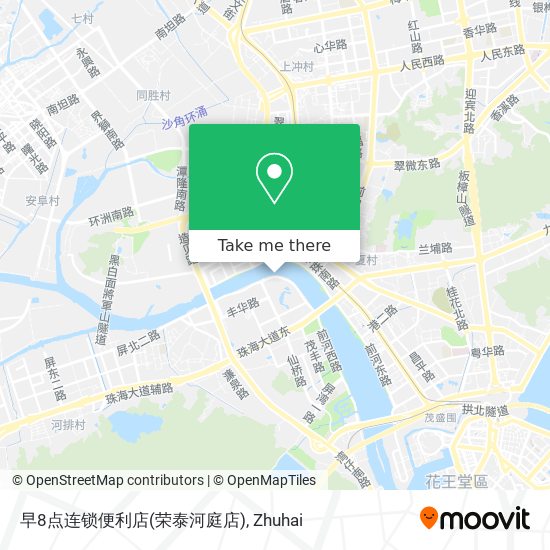 早8点连锁便利店(荣泰河庭店) map