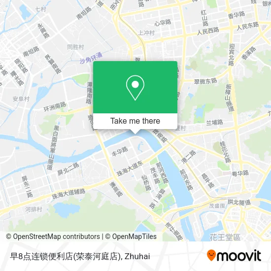 早8点连锁便利店(荣泰河庭店) map