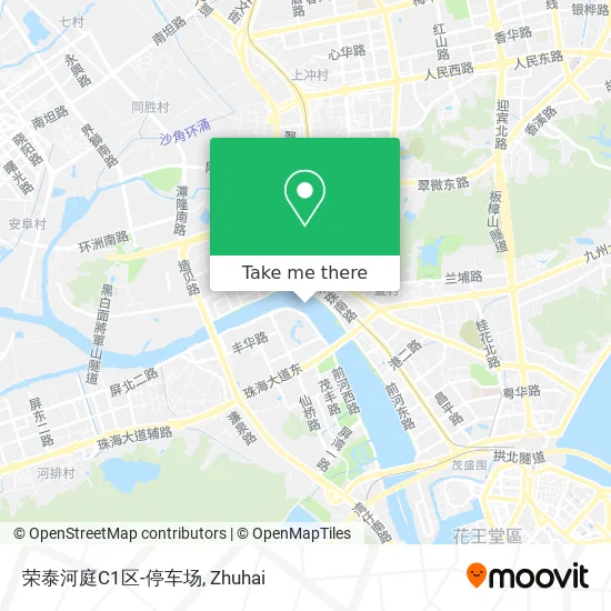 荣泰河庭C1区-停车场 map