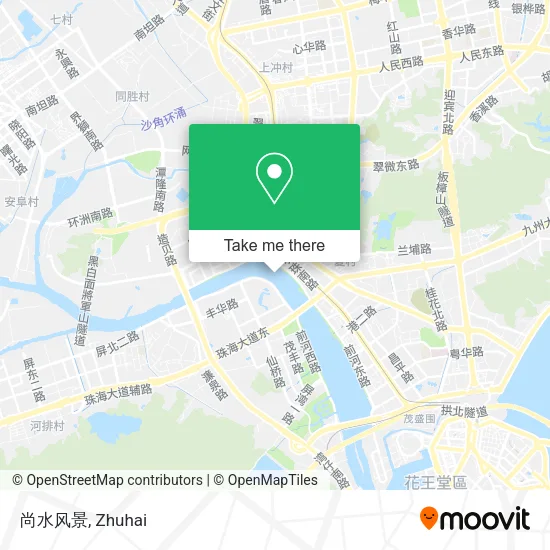 尚水风景 map