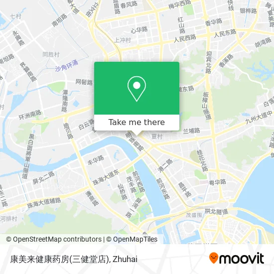 康美来健康药房(三健堂店) map