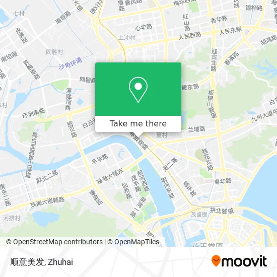 顺意美发 map