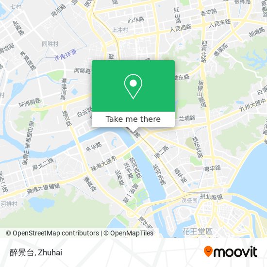 醉景台 map