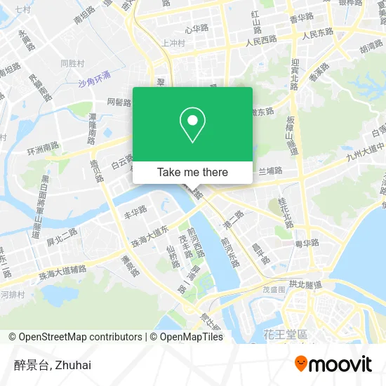 醉景台 map