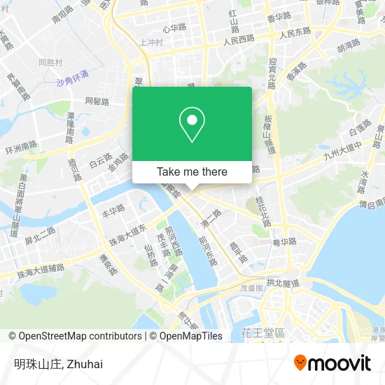 明珠山庄 map