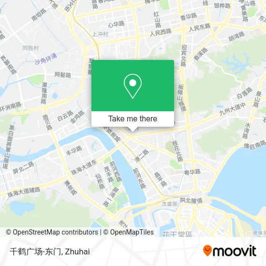 千鹤广场-东门 map