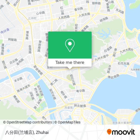 八分田(兰埔店) map