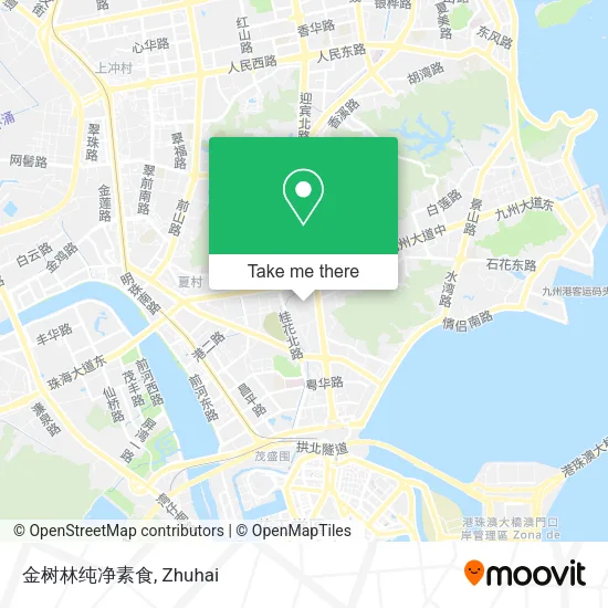 金树林纯净素食 map