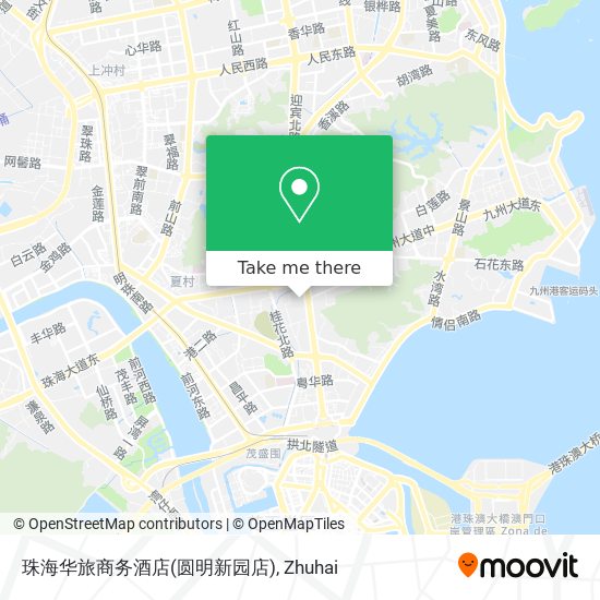 珠海华旅商务酒店(圆明新园店) map