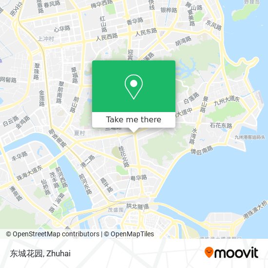 东城花园 map