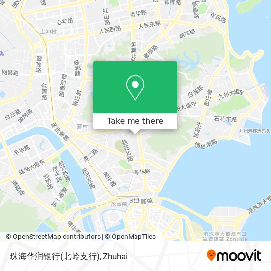 珠海华润银行(北岭支行) map