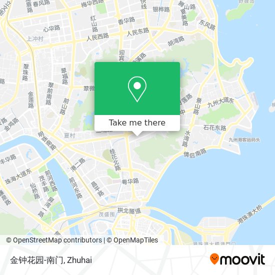 金钟花园-南门 map