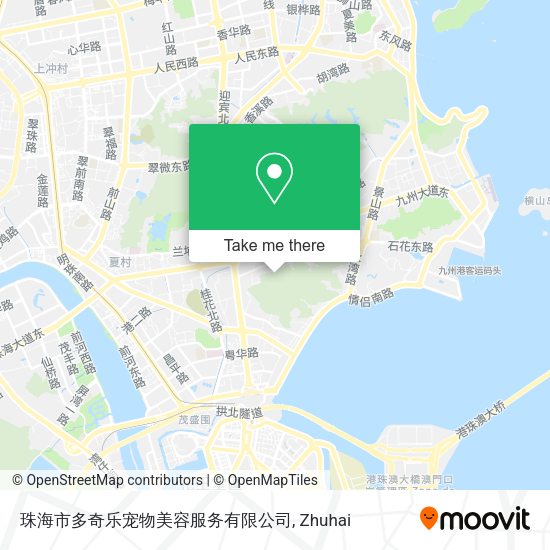 珠海市多奇乐宠物美容服务有限公司 map