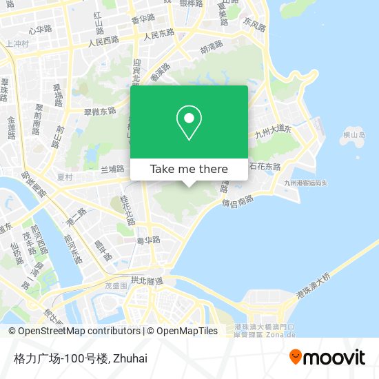 格力广场-100号楼 map
