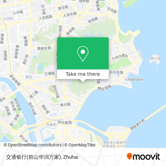 交通银行(前山华润万家) map