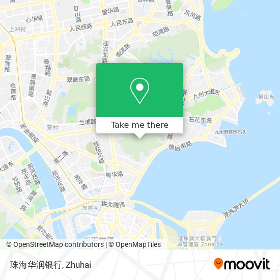 珠海华润银行 map