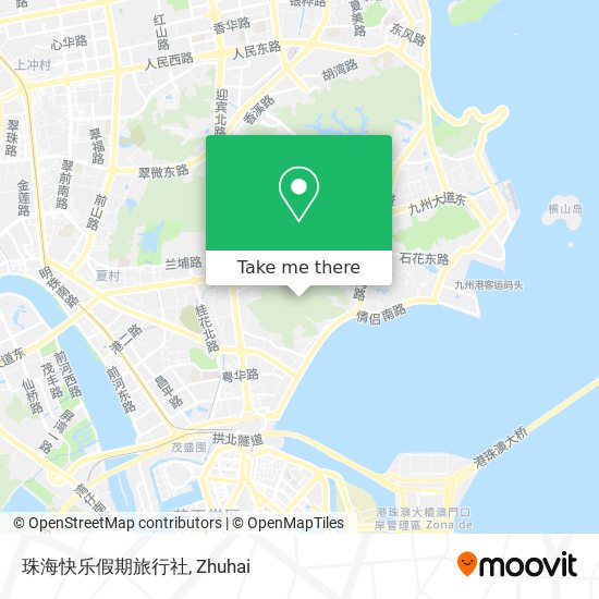 珠海快乐假期旅行社 map