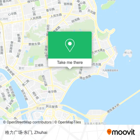 格力广场-东门 map