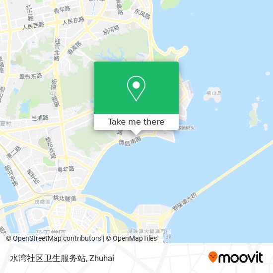 How To Get To 水湾社区卫生服务站in 香洲区by Bus