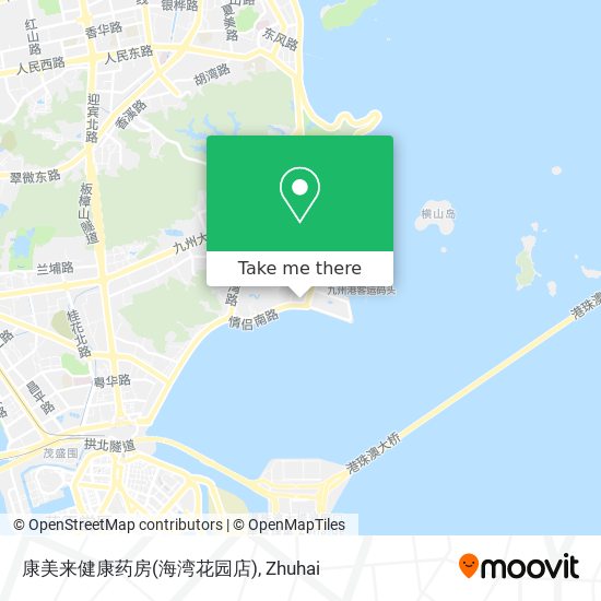 康美来健康药房(海湾花园店) map